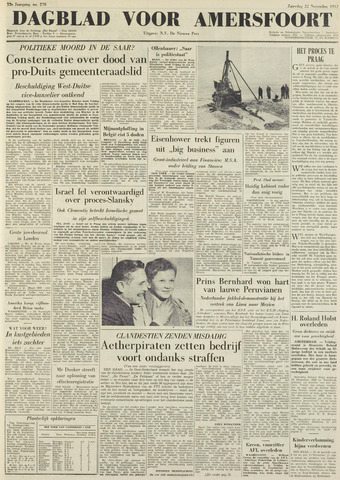 Dagblad voor Amersfoort 1952-11-22