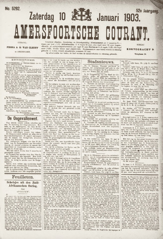 Amersfoortsche Courant 1903-01-10