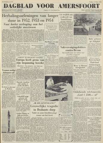 Dagblad voor Amersfoort 1952-03-14