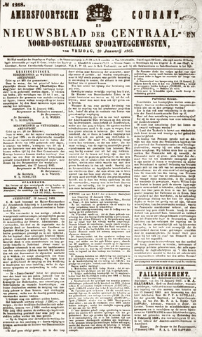 Amersfoortsche Courant 1865-01-20