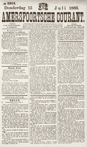 Amersfoortsche Courant 1886-07-15