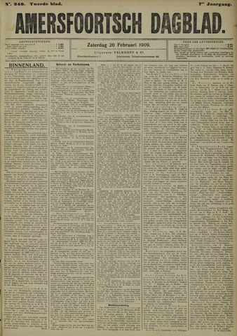 Amersfoortsch Dagblad 1909-02-20