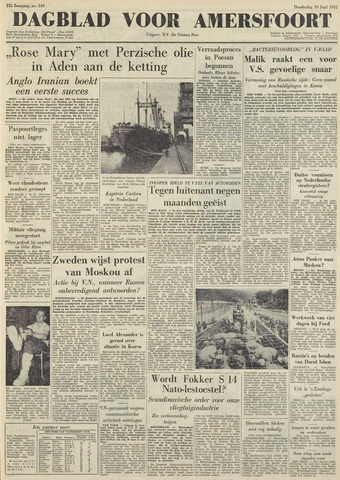 Dagblad voor Amersfoort 1952-06-19