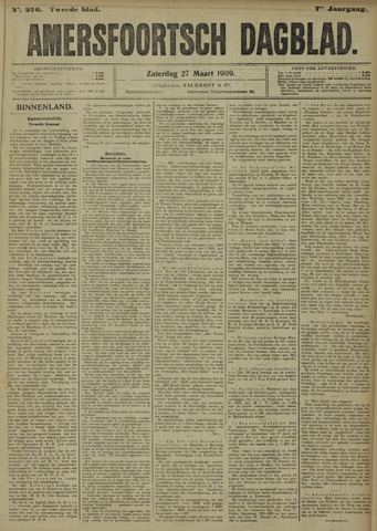 Amersfoortsch Dagblad 1909-03-27