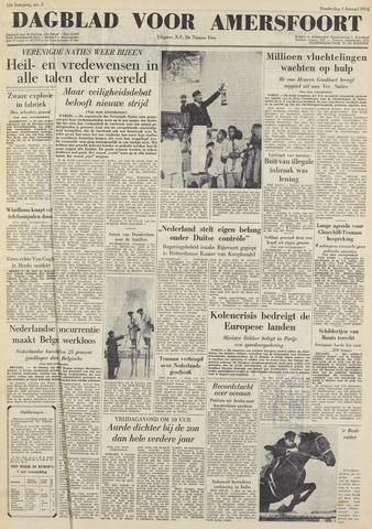 Dagblad voor Amersfoort 1952-01-03
