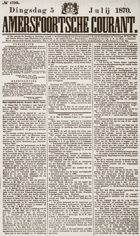 Amersfoortsche Courant 1870-07-05