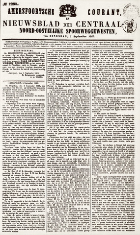 Amersfoortsche Courant 1865-09-05