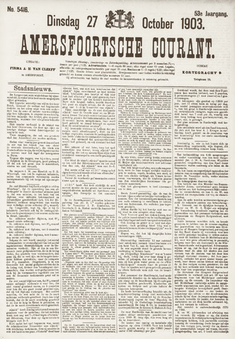 Amersfoortsche Courant 1903-10-27