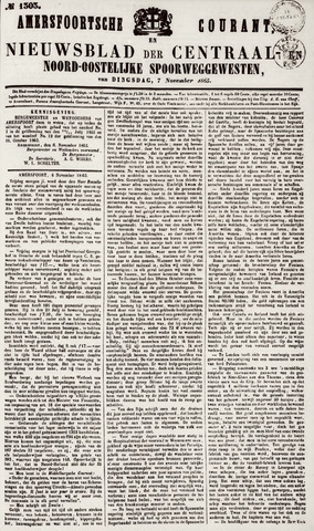 Amersfoortsche Courant 1865-11-07