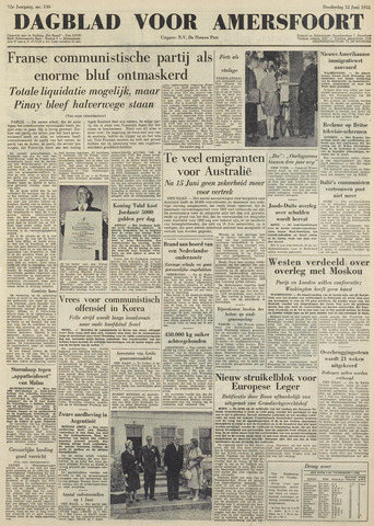 Dagblad voor Amersfoort 1952-06-12