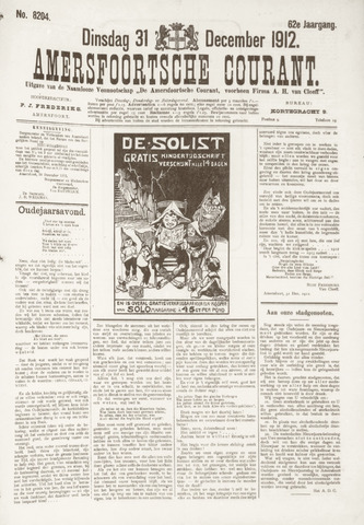 Amersfoortsche Courant 1912-12-31