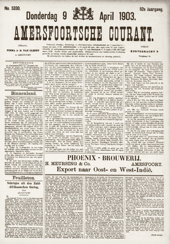Amersfoortsche Courant 1903-04-09