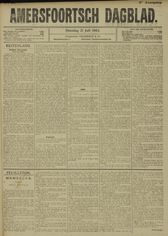 Amersfoortsch Dagblad 1903-07-21