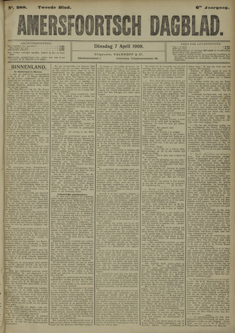 Amersfoortsch Dagblad 1908-04-07