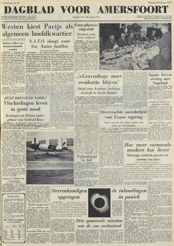 Dagblad voor Amersfoort 1952-02-26