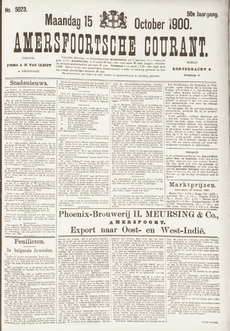 Amersfoortsche Courant 1900-10-15