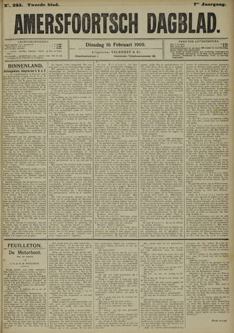 Amersfoortsch Dagblad 1909-02-16