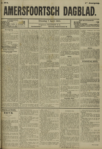 Amersfoortsch Dagblad 1903-04-07