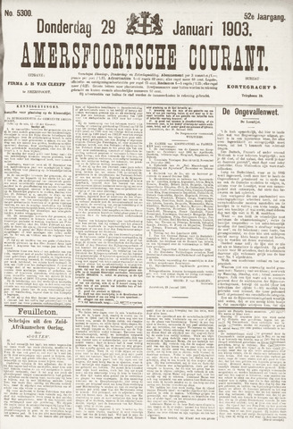 Amersfoortsche Courant 1903-01-29