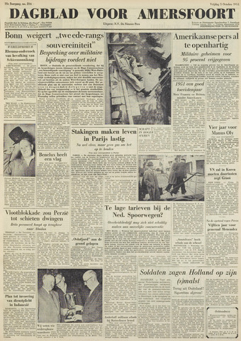 Dagblad voor Amersfoort 1951-10-05