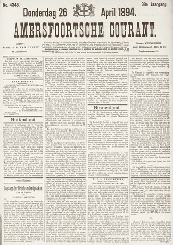 Amersfoortsche Courant 1894-04-26