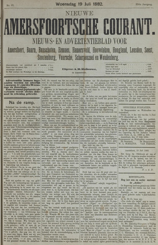 Nieuwe Amersfoortsche Courant 1882-07-19