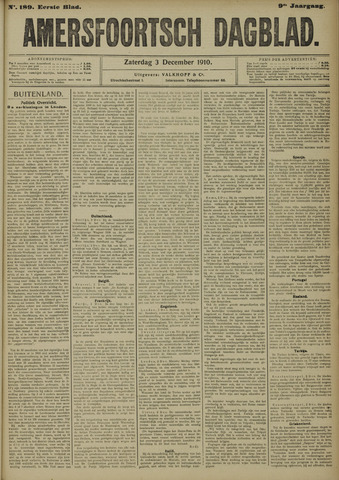 Amersfoortsch Dagblad 1910-12-03