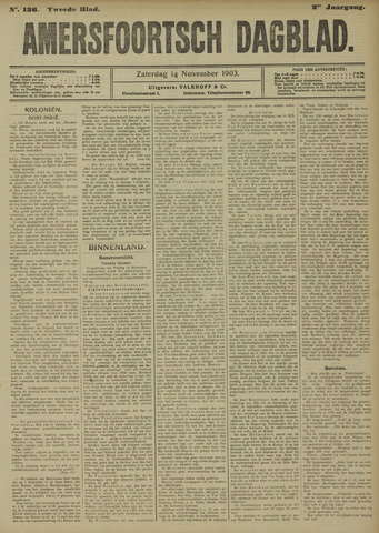 Amersfoortsch Dagblad 1903-11-14