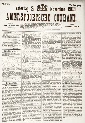 Amersfoortsche Courant 1903-11-21