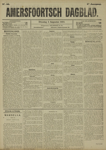 Amersfoortsch Dagblad 1903-08-04