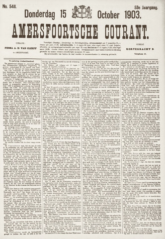Amersfoortsche Courant 1903-10-15