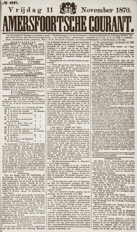 Amersfoortsche Courant 1870-11-11