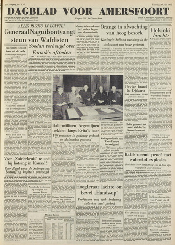 Dagblad voor Amersfoort 1952-07-29