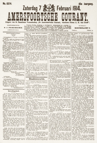 Amersfoortsche Courant 1914-02-07