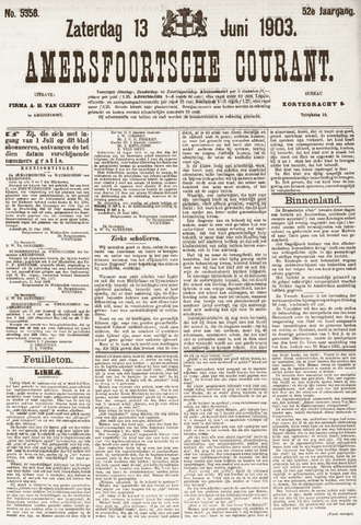 Amersfoortsche Courant 1903-06-13