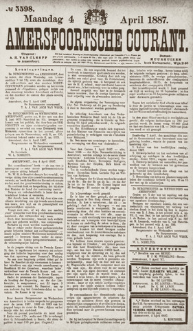 Amersfoortsche Courant 1887-04-04
