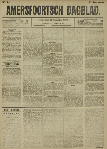 Amersfoortsch Dagblad 1903-08-13