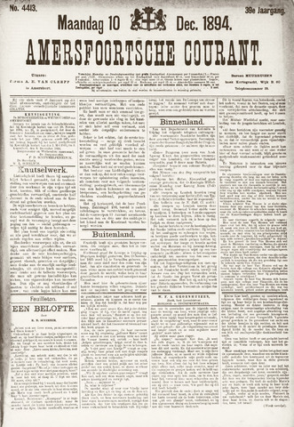 Amersfoortsche Courant 1894-12-10