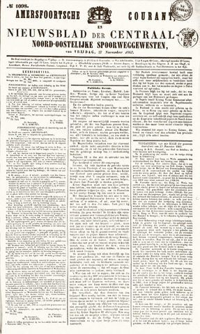 Amersfoortsche Courant 1863-11-27
