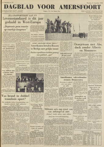 Dagblad voor Amersfoort 1952-09-15