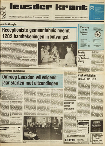 Leusder Krant 1984-09-27