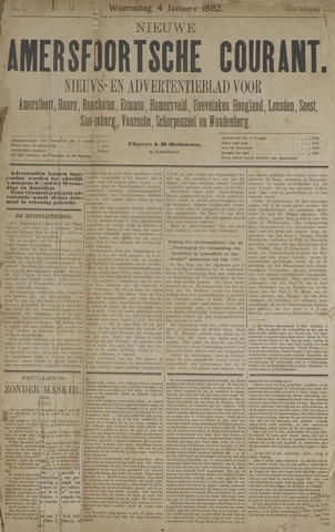 Nieuwe Amersfoortsche Courant 1882