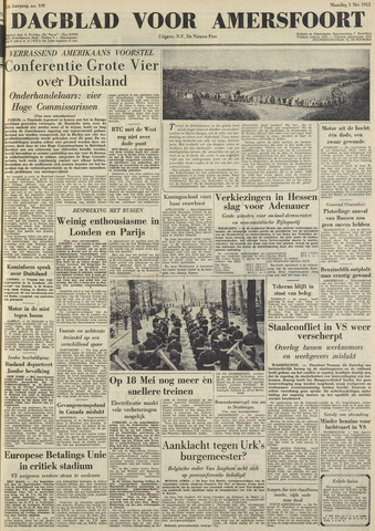 Dagblad voor Amersfoort 1952-05-05