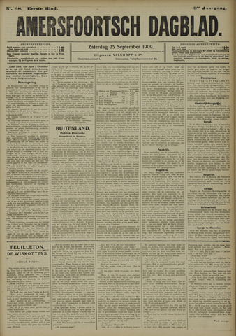 Amersfoortsch Dagblad 1909-09-25