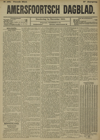 Amersfoortsch Dagblad 1903-12-24