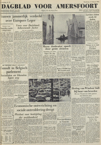 Dagblad voor Amersfoort 1952-02-14