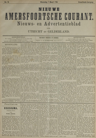 Nieuwe Amersfoortsche Courant 1888-03-07
