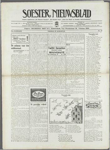 Soester Courant 1937-08-20