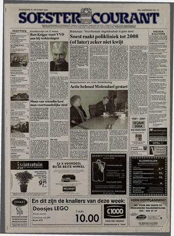 Soester Courant 2001-10-31