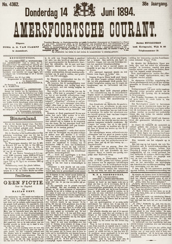 Amersfoortsche Courant 1894-06-14